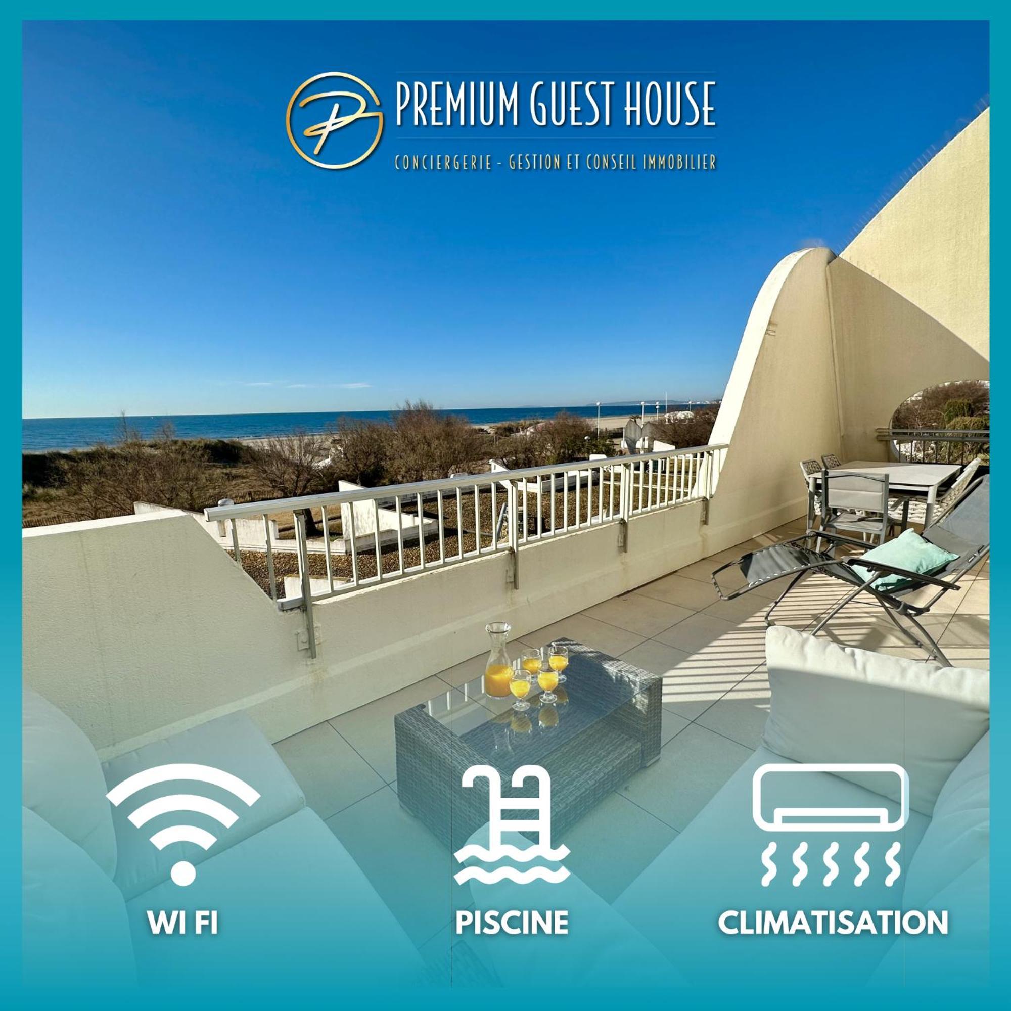 Pgh N5-25M De La Plage, Vue Mer, Piscine, Parking La Grande Motte Dış mekan fotoğraf